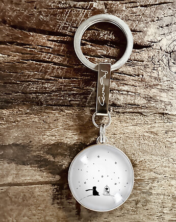 Little Love - Mały Książę stalowy brelok  + box, Makaliboo