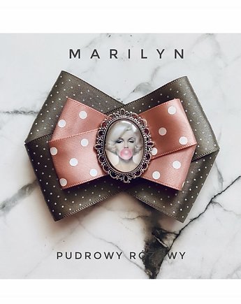 Kolekcja Brosz z Marilyn Monroe NOWOŚĆ Ikona Stylu, Pudrowy Różowy