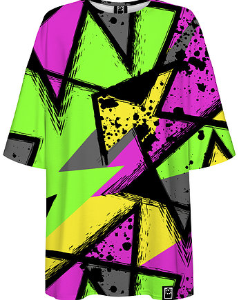 DR.CROW T-shirt Damski Oversize Abstract Geometric, DrCrow