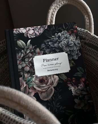 Planner dark flowers, Femplaner