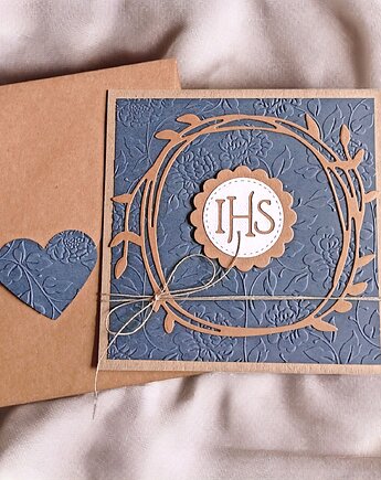 Kartka komunijna GRANAT eko, kaktusia