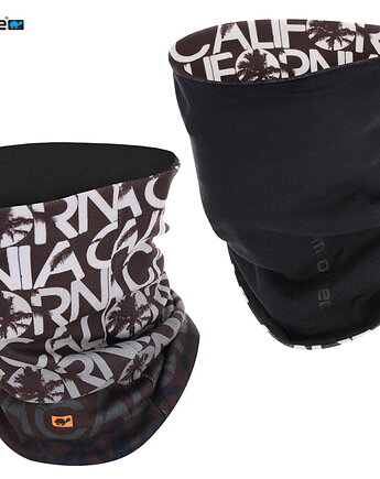 Komin zimowy oddychający ciepły polar i bawełna, Malokee