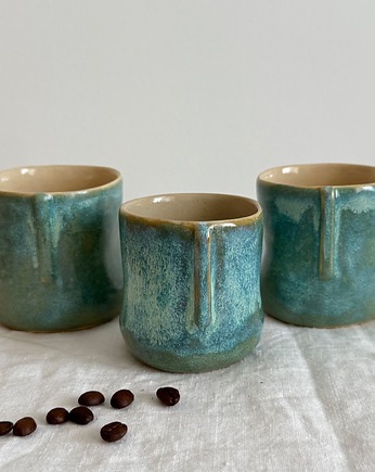Mała Czarka Espresso Szałwiowa Ceramika 120 ml, bien.ceramics