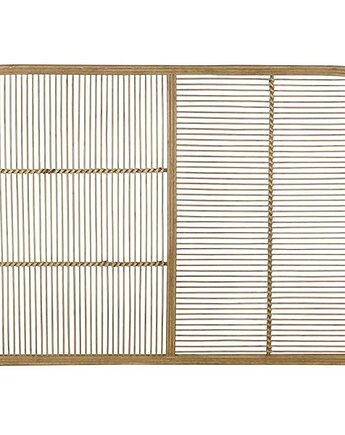 Wezgłowie zagłówek HEIDINA rattanowe 161x81x3 cm, MIA home