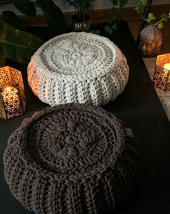 Pufa Dziergana Chill Zafu Style Crochet  60 X 20cm, Knitting Factory