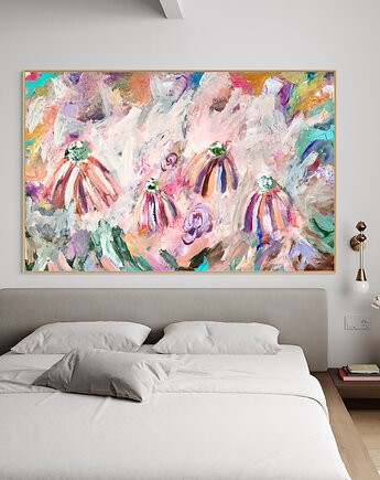 Obraz abstrakcyjny 90x140 cm, Dorota Ferens