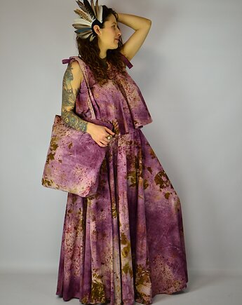 Barwiona Roślinami Spódnica "Esencja", Zielekada