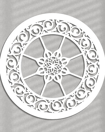 DEKORACYJNY PANEL AŻUROWY, LILIANNE, DEKORACJA ŚCIENNA 3D, ORNAMENT, 60 cm, B, ORNAMENTI