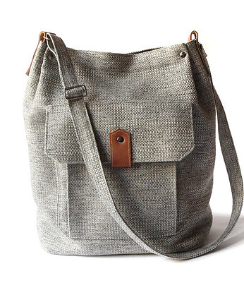 torba - light grey&camel&peach-, elfagado