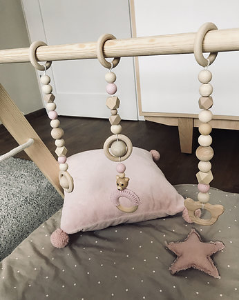 KOMPLET TRZECH ZAWIESZEK DREWNIANYCH Little bear, Mymami