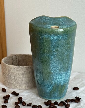 Ceramiczny kubek podróżny 400ml, bien.ceramics