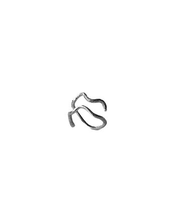Pierścionek srebrny WAVE, Gutowska jewelry