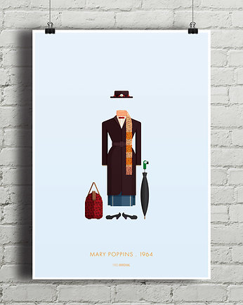 Plakat Mary Poppins , minimalmill