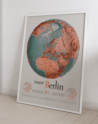 Plakat Vintage Retro Earth, Storelia