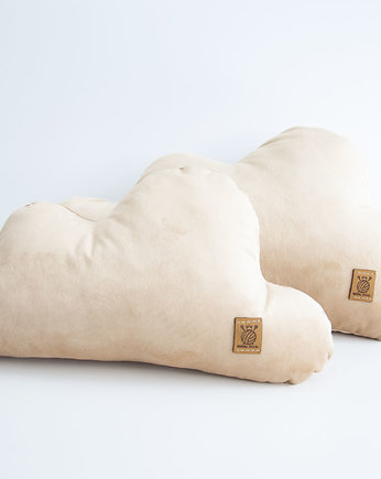 Welurowe poduszki dekoracyjne kremowe chmurki, MamaOtula