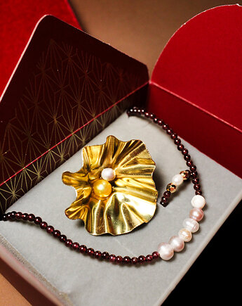 Komplet Granat z perłą #1, Aga Markovna