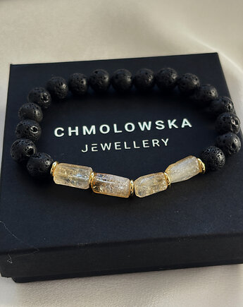Bransoletka męska Cytryn, Chmolowska Jewellery
