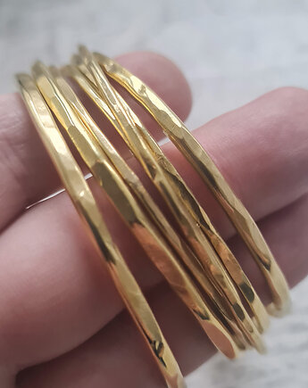 Komplet czterech bransolet z mosiądzu, COCONUT