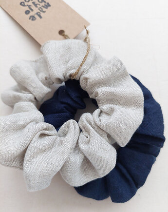 100% len, 2 gumki do włosów, madebyjokpa