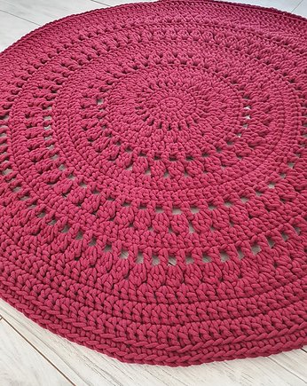 Dywan szydełkowy okrągły ażur, rożne rozmiary i kolory, Złośliwy Lis