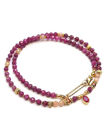 Rubiny vol. 16 /choker/05.03.26  - naszyjnik, KiKa pracownia