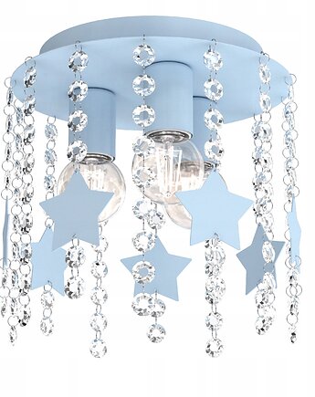 Nowoczesna lampa żyrandol do pokoju dziecięcego z kryształkami Elza, Fabryka Lamp
