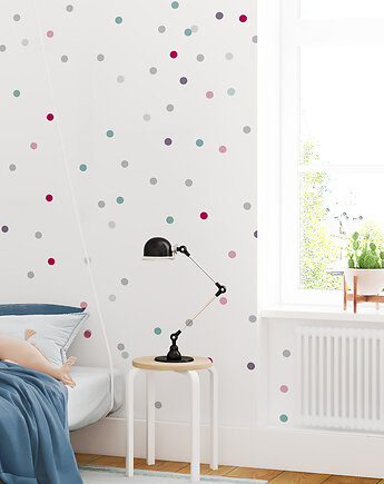 Tapeta dla dzieci Kolorowe Kropki ( Dancing Dots ), Humpty Dumpty Room Decoration