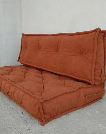 Futon Siedzisko Materac Francuski Puf Ottoman Rudy, nisza