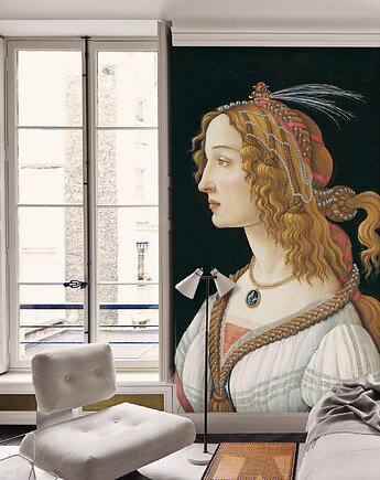 Tapeta - Portret Nimfy - Sandro Botticielli, Dekoracje PATKA Patrycja Kita