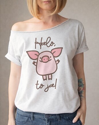 Halo to ja Oversize Szary, ONE MUG A DAY