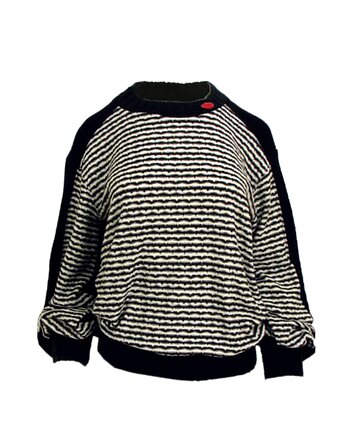 Bluza ze strukturalnym sweterkiem i mohairem, LaRime concept