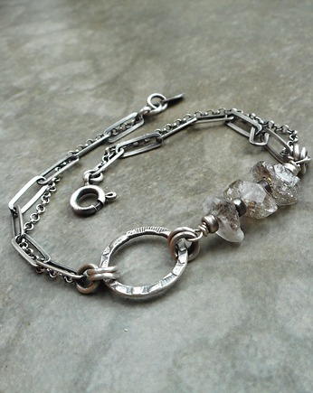 Diamenty z Herkimer srebro 925, Lahovska