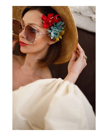 Zestaw jedwabnych spinek, Celina Parysów