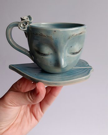 Filiżanka ceramiczna  Morska / Twarz, Sztuka Dzielna