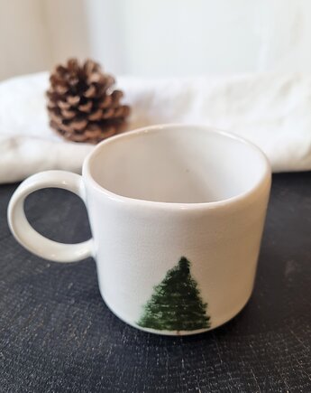 Kubek ceramiczny CHOINKA, krusz art