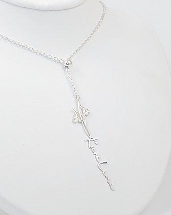 Naszyjniki z Imieniem IMIĘ KWIATOWY ZNAK ZODIAKU, ZaNa Design