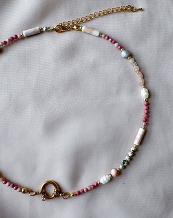 Modułowy naszyjnik SUMMER z kamieni naturalnych baza do zawieszek, Hey details