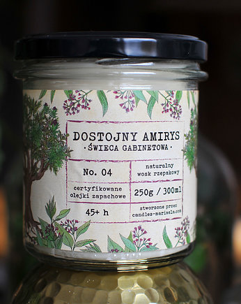 DOSTOJNY AMYRIS- Świeca Gabinetowa, MARIAELA