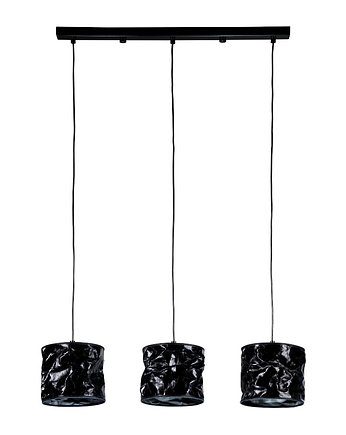 Lampa wisząca z trzema abażurami kolor czarny, PAPEDA 