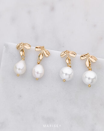 Kolczyki ślubne z perłami Lamia, Marisey