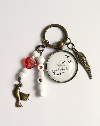 Breloczek - Be brave and follow Your Heart, yenoo