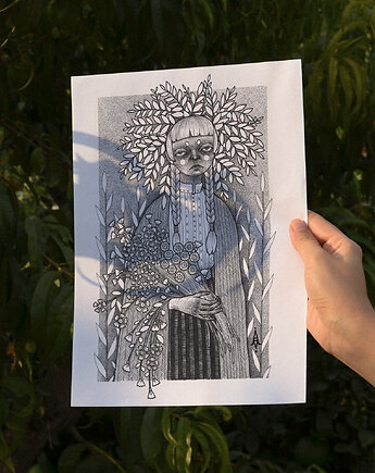 Majowa Panna print A5/A4, zazula