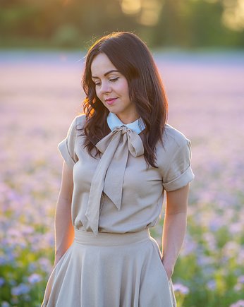 Koszula CLASSIC beż, Anna Wolny Fashion