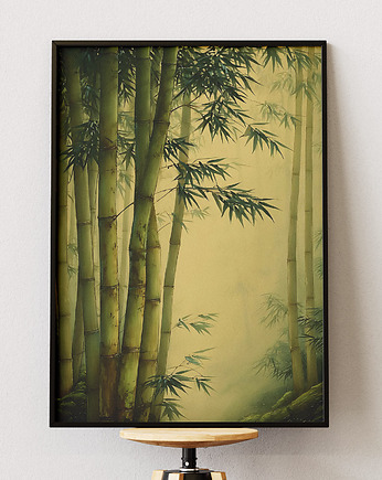 Plakat Japoński - Bambusowy las, DAPIDOKA