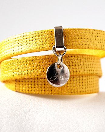 bransoletka skórzana YELLOW BELT, ISSI Jewelry