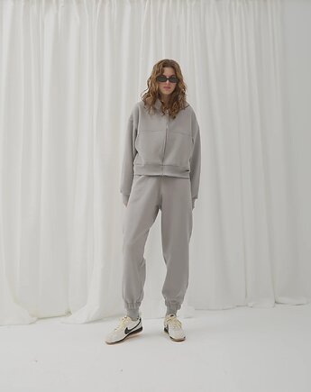 Bluza Restful paloma na zamek z kapturem, Patchouli