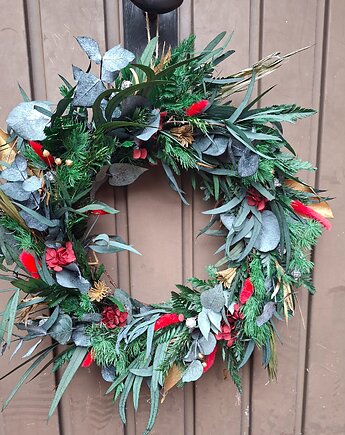 Wianek z stabilizowanych i suszonych roślin, Mudryk Viktoria Dried Flowers