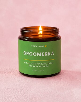 Świeca sojowa GROOMERKA, SOy