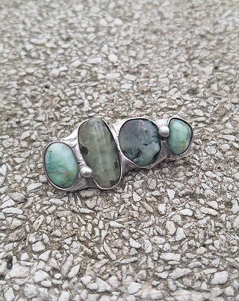 Zielonka - broszka, po drugiej stronie lustra