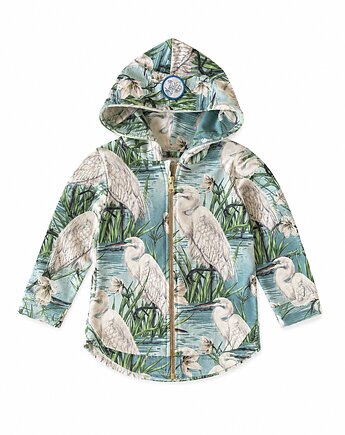 Bluza rozpinana z kapturem Czapla Biała, Dash of Magic